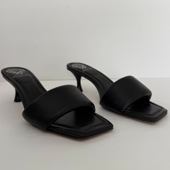 Vince Camuto Black Verano Heeled Sandal - Picture 5 of 11